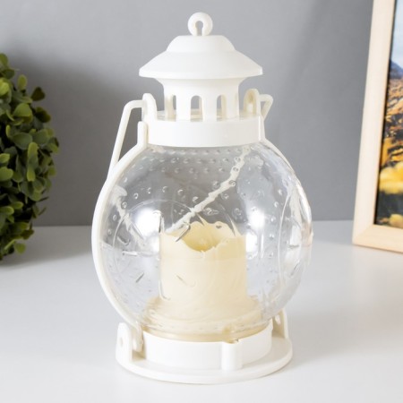 LED nightlight from batteries 3HAAA white 11x11x20 cm Risalux-1