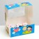 Packaging “Love is...” with a window, 6 cupcakes, blue, 25 x 17 x 10 cm