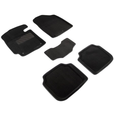 Pile rug for Kia Cerato, 2013-, black