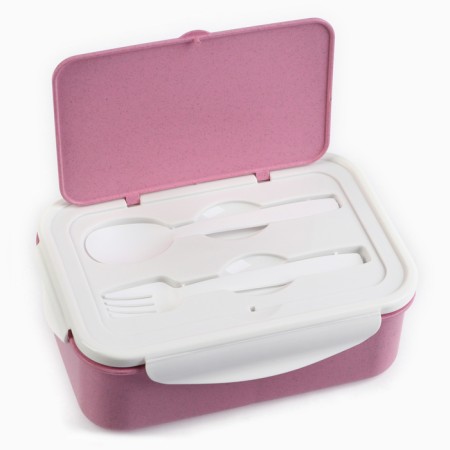 Lunch-Box "Flamingo", 1.4 l, 21.5 x 7.3 x 15 cm, pink-1