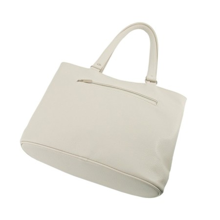 Female bag, artificial leather, beige 36x11.5x26.5 cm-1