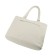 Female bag, artificial leather, beige 36x11.5x26.5 cm