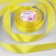 Satin ribbon, 25 mm × 23 ± 1 m, color light lemon No. 82