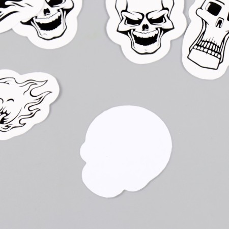 Stickers Stickers for Scrapbooking "Skull" 9-354-2