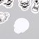 Stickers Stickers for Scrapbooking "Skull" 9-354