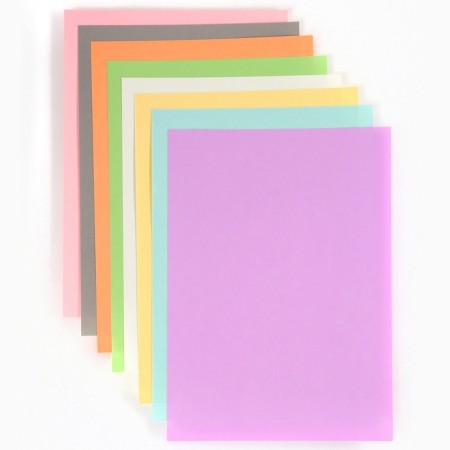 Color cardboard Tonir, A4, 34 sheets, 20 colors (ordinary, pastel, neon) 180 g/m-3