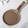 Pancake pan “granite Brown”, D = 22 cm, plastic handle, anti -stick coating, brown color