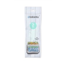 Plastic Plastic Brabantia Perfectfit, biodegradable, size S (6 l), 10 pcs