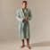 Wafel dressing gown male SL Home: Basic "Azzura", size XL, 100% cotton, 300 g/m2