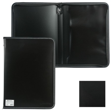 Lightning folder plastic Contract, A4, 335 x 242 mm, inner pocket, black