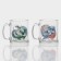 New Year's glass tea mug "Snakes", 320 ml, mix