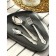 A set of cutlery "Novyna-1", 18 items, thickness 1 mm, cardboard box, silver color