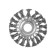 Metal brush for ushm scrap, twisted wire, flat, landing 22 mm, 100 mm