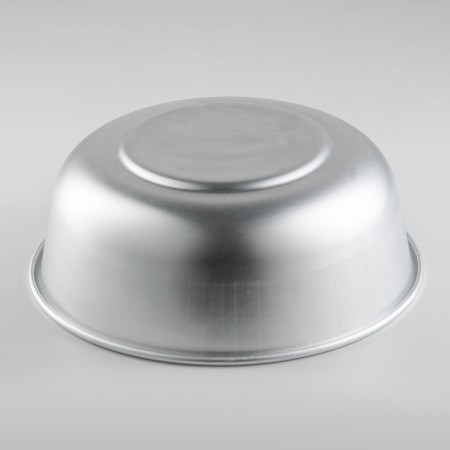 Aluminum tasik bowl SCOVO, 7 L, D = 36 cm, with a lid-3