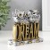 Polystone souvenir "Two eagle owls on the letters. Dream" 4x10x10 cm