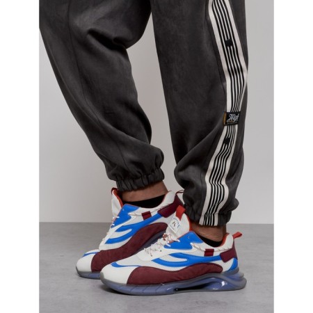Joggers are sports male, size 50, gray color-10