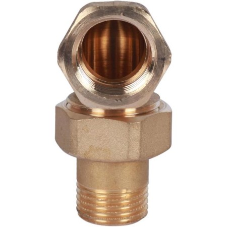Detacible connection Stout SFT-0056-000012, corner, American, O-RING Ring, 1/2 "-3