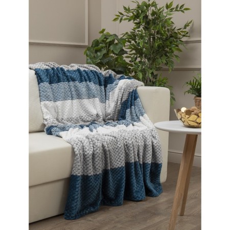 Texrepublic blanket, size 150x200 cm, blue color-3