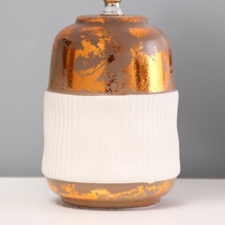Hannah table lamp E14 40W Beige copper 20x20x33cm-2