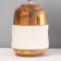 Hannah table lamp E14 40W Beige copper 20x20x33cm