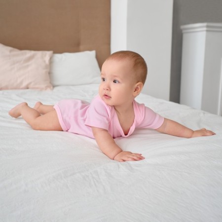 Body children's minku, pink color, height 62-68 cm-4