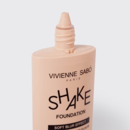 Tonal cream Vivienne Sabo Shakefoundation, with natural bluer effects, tone 01-18