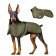 Popon for large dogs, membrane fabric, size XL (DS 35, Osh 38, OG 56-66 cm), khaki