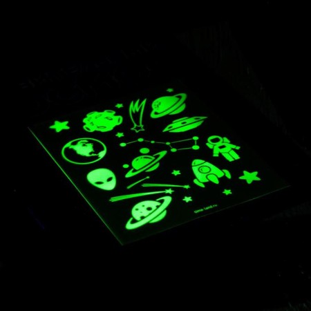 A set of cards for drawing with light "for boys", 3 pcs.-7