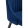 SHEET on the metal frame Narayan Velutto 26 metal/velor, black/blue 47x54x98 cm