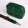Women's bag with lightning, green color