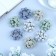 Bant star No. 3.5, packing 8 pcs., With sparkles, mix