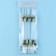 Pipe gift berry silver, set 6 pieces