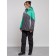 Ski costume female winter, size 52, green color