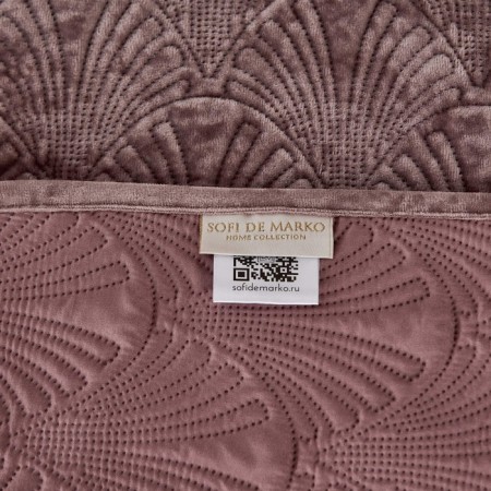 Cover with pillowcases Sofi de Marko "Rosalin", size 240x260 cm, 50x70 cm - 2 pcs, color ash rose-4