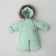 Combinason Transformer Children's three-seesone Kinderlitto "New Piccolino", with a edge, with lapels, height 68-80 cm, mint color