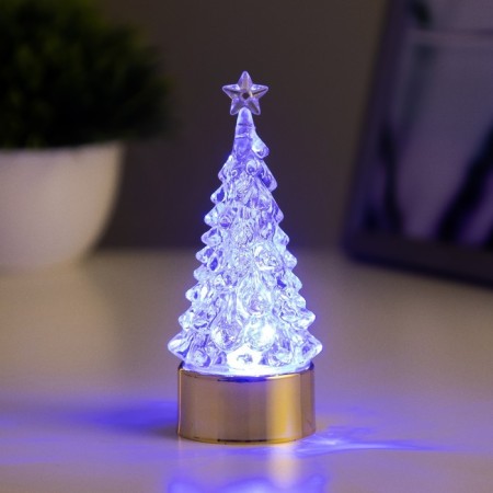Spinker "Christmas tree" LED 1W RGB 3xlr44 gold 4x4x11cm Risalux-2