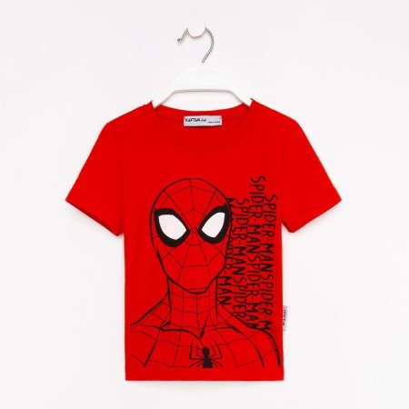T-shirt Marvel "Spider Man", height 110-116 (32), raspberry color-5