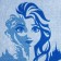 Tainted tange "Cold heart", 70x130 cm, 100% cotton, 420g/m2