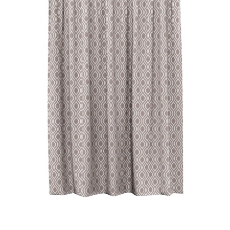 Curtain on the tape Vrano, size 145x270 cm, beige color-1