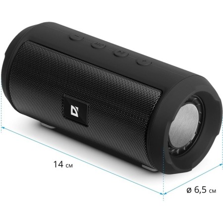Portable column Defender Enjoy S500, 10 watts, 1200 mAh, black-6