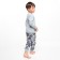 Pajamas for a boy, gray color, height 122 cm