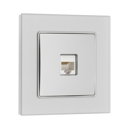 Single Single Tot Matte Glass, Hidden, Glass, Silver-1