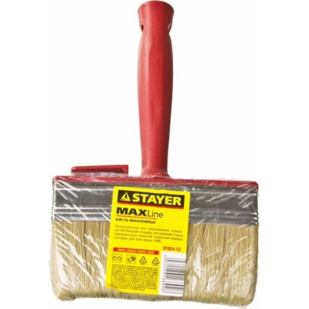 Brush Maclovice Stayer Universal 01824-12, light bristles, plastic case, 3x12 cm-3