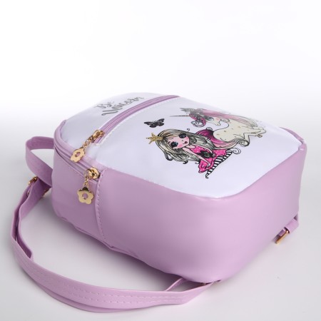 Baby backpack on lightning, lilac color-7