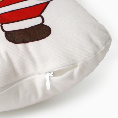New Year. Pillow Ethel "Funny Santa" 24x33 cm, 100 p/e, velor-3