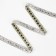 Rhinestones of thermoclay "square", width - 13 mm, 4.5 ± 0.5 m, silver color