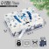 Box Folding Bilateral "Blue Fairy Tale", 16.5 x 12.5 x 5 cm, New Year