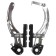 Dream Bike FX-CB-019, V-Brake, front and rear 115 mm, pads 60 mm brakes.