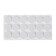 Furniture round tundra, d = 25 mm, 18 pcs., Polymer, white