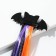 Hallow hair hair clip, strand, “bat”, length 40 cm.